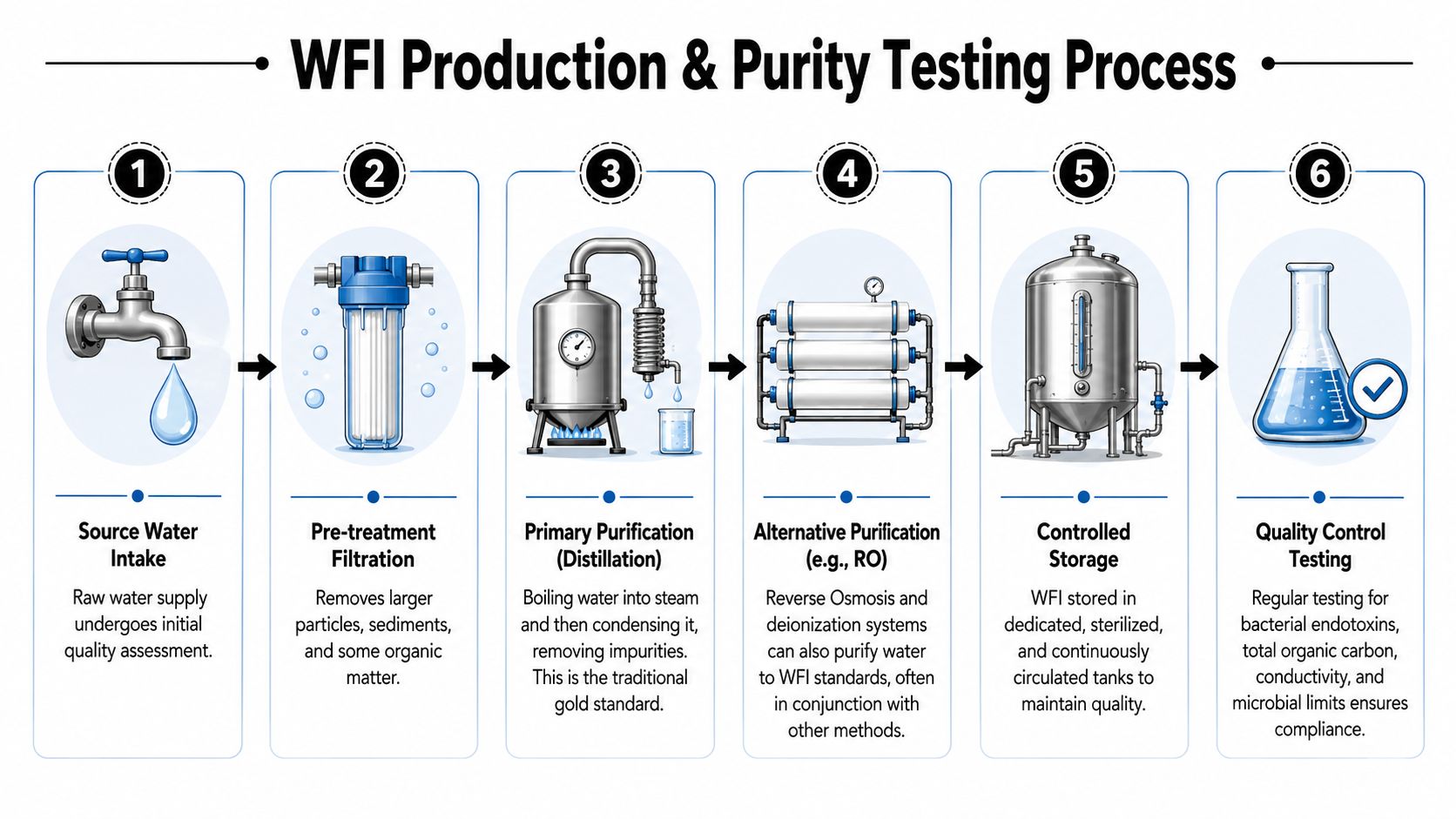 How WFI Is Manufactured and Tested for Purity