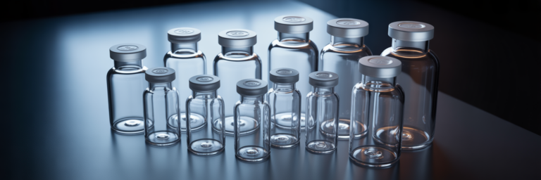 Assortment of laboratory research vials.